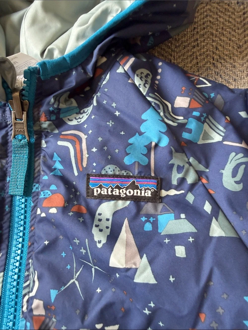 Patagonia Puff-Ball Reversible Jacket - Baby Boy Size: 6-12M